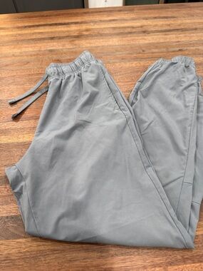 Athletic Works Light Gray Kids Jogger Sweatpants with Drawstring
